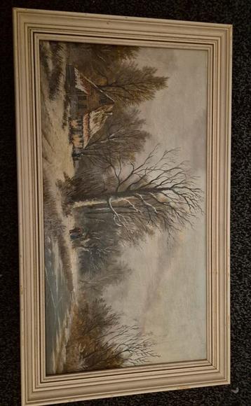 Prachtig schilderij mooi landschap
 beschikbaar voor biedingen