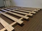 Bed frame wooden, Ophalen, Tweepersoons, Zo goed als nieuw, 120 cm