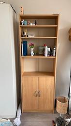 Wooden Boekkast / Bookshelf 175 x 60 cm, Huis en Inrichting, Kasten | Boekenkasten, Ophalen, 50 tot 100 cm, Zo goed als nieuw