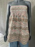 ASOS - gebloemde zomerbloes/tuniek - 36 (S), Verzenden, Beige, Zo goed als nieuw, Maat 36 (S)