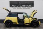 Mini Mini 1.6 Cooper S met ijskoude airco en 17 inch velgen, Auto's, Mini, Voorwielaandrijving, Gebruikt, Zwart, Leder en Stof