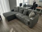 Zeer nette grijze hoekbank met chaise longue, Huis en Inrichting, Banken | Bankstellen, Ophalen, Hoekbank, Driepersoons, 75 tot 100 cm