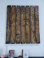 Houten Boeddha Wanddecoratie, Huis en Inrichting, Ophalen, Gebruikt