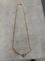Collier 14 krt  speciaal ontwerp met vast tussenstuk!, Antiek en Kunst, Antiek | Goud en Zilver, Ophalen of Verzenden, Goud
