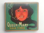 Queen Mary Gold Tipped 10 Cigarettes blikje, Verzamelen, Blikken, Overige merken, Gebruikt, Overige, Ophalen of Verzenden