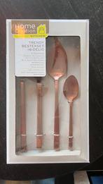Rosegoud Bestekset 16-delig - Nieuw!, Huis en Inrichting, Keuken | Bestek, Ophalen, Nieuw, Rvs of Chroom, Vaatwasserbestendig