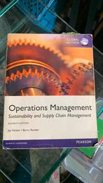 Operations management sustainability and supply chain, Ophalen of Verzenden, Zo goed als nieuw