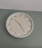 Karlsson klok wit met diamanten, Ophalen of Verzenden, Gebruikt, Wandklok