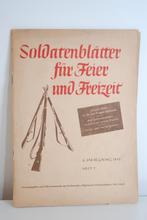 WWII German Soldatenblätter für Feier und Freizeit 1943, Ophalen of Verzenden, Landmacht, Duitsland, Boek of Tijdschrift