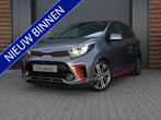 Kia Picanto 1.2 CVVT GT-Line 1e Eigenaar Airco Cr-Control Ca, 839 kg, 86 pk, Gebruikt, Zwart