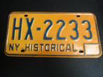 Kentekenplaat licenseplate New York Historical USA, Auto's, Gebruikt, Ophalen of Verzenden