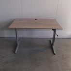 Aspa slinger zit/zit bureau, 120x80cm, H63|84cm M. eik BR88, Gebruikt, -, -, In hoogte verstelbaar