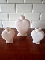 Bloemenvaasje hart matglas, Huis en Inrichting, Woonaccessoires | Vazen, Ophalen of Verzenden, Overige kleuren, Glas, Minder dan 50 cm