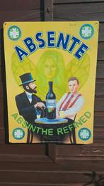 Kunstzinnig Reclamebord Absinthe Absynthe Absente, Ophalen of Verzenden, Zo goed als nieuw, Reclamebord