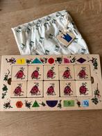 Houten spel, lotto, Janbibejan. Gratis Puzzel., Ophalen, Zo goed als nieuw, Bruin