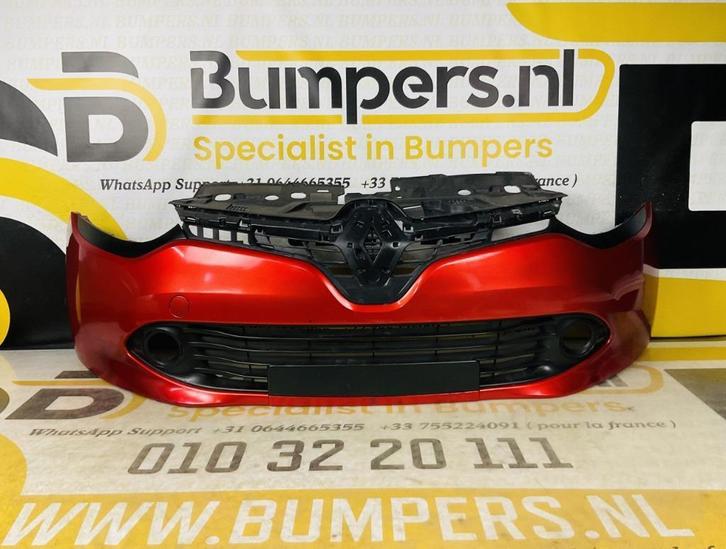 BUMPER Renault Clio 4 + Grill 2012-2016 VOORBUMPER F2- 6220z, Auto diversen, Tuning en Styling, Ophalen of Verzenden
