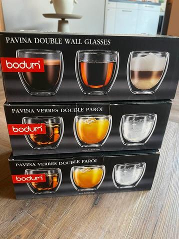 Bodum dubbelwandige glazen 0,25L