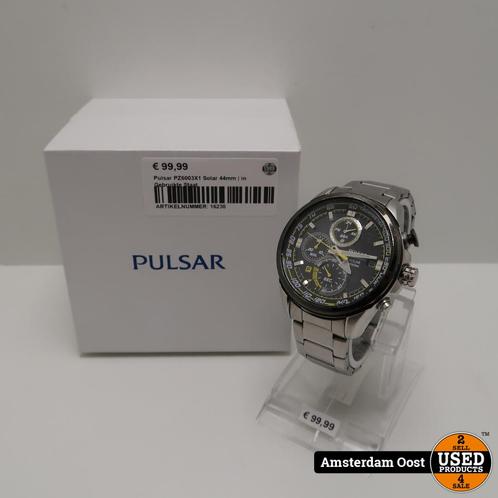 Pulsar PZ6003X1 Solar 44mm | in Gebruikte Staat, Sieraden, Tassen en Uiterlijk, Horloges | Heren, Zo goed als nieuw