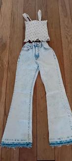 Shein jeans flare 12 jr mt 152, Ophalen of Verzenden, Zo goed als nieuw, Meisje, Broek