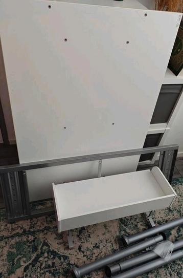 Ikea galant bureau zilverkleurig onderstel - afbeelding 3