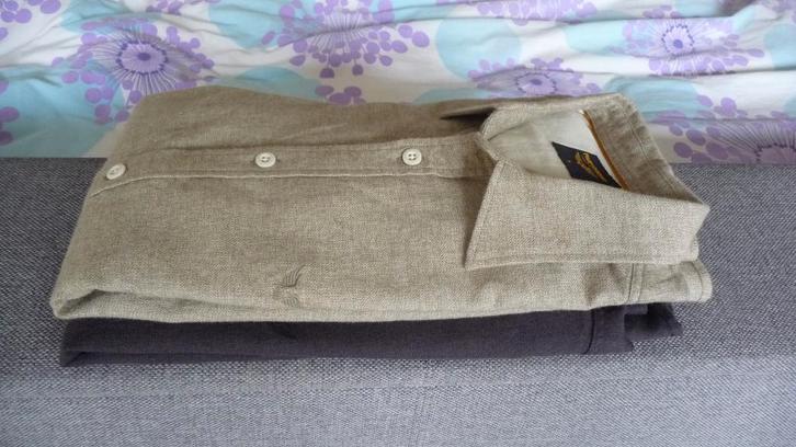 2 x PME Legend Overhemden - M - D. Grijs en Groen, Kleding | Heren, Overhemden, Nieuw, Halswijdte 39/40 (M), Overige kleuren, Ophalen of Verzenden