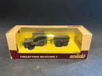 Solido Willys jeep met aanhangwagen - TOP, Ophalen of Verzenden, Auto, Solido