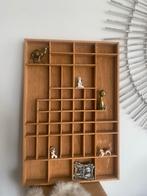 Vintage Houten Letterbak / Wandrek, Ophalen of Verzenden, Gebruikt