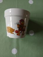 Fraggle Rock Bloempot - Vintage Aardewerk, Tuin en Terras, Bloempotten, Rond, Binnen, Ophalen of Verzenden, Zo goed als nieuw