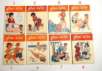 Fou-Rire Digest - jaren 50/60 Diverse nrs (prijs per stuk) beschikbaar voor biedingen