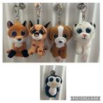 5x ty beanie boo sleutelhanger dieren: glitteroogjes, Ophalen of Verzenden, Gebruikt, Knuffel of Figuurtje