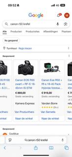 Canon R50 + 45mm lens, Ophalen, Nieuw, Canon, 8 keer of meer