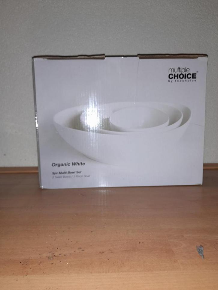Multiple Choice Kommenset - 3 Delig - Nieuw, Huis en Inrichting, Keuken | Servies, Nieuw, Kom(men), Effen, Keramiek, Ophalen of Verzenden