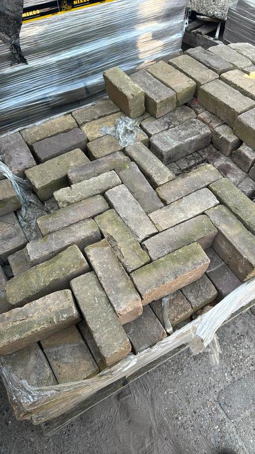 74m2 gebakken brons genuanceerde dikformaten, Tuin en Terras, Tegels en Klinkers, Nieuw, Klinkers, Beton, 10 m² of meer, Ophalen of Verzenden