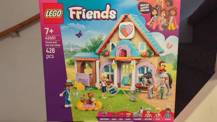 LEGO 42651 Friends Dierenkliniek – nieuw, Kinderen en Baby's, Speelgoed | Duplo en Lego, Nieuw, Lego, Complete set, Ophalen of Verzenden