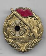 LEGER MILITARIA GROTE BROCHE SPELD MET GEWEER, Ophalen of Verzenden, Gebruikt, Merk, Speldje of Pin
