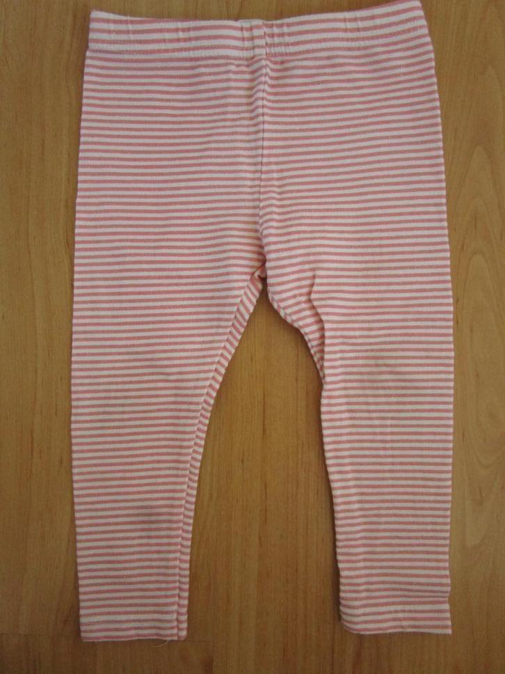 Hema - comfortabel gestreept broekje maat 80, Kinderen en Baby's, Babykleding | Maat 80, Zo goed als nieuw, Meisje, Broekje, Ophalen of Verzenden