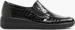 Damesschoenen maat 36,5 sleehak 4,4 cm Easystraat crocolak, Nieuw, Ophalen of Verzenden, Easystreet, Instappers