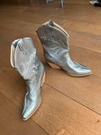 Bijzondere zilverkleurige laarzen. Maat 41, Kleding | Dames, Schoenen, Ophalen of Verzenden, Zo goed als nieuw, Zwart, Hoge laarzen