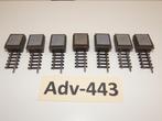 Adv-443 N Spoor Stootblokken met Grondkoffer 14976 Minitrix, Gebruikt, Gelijkstroom, Trix, Rails
