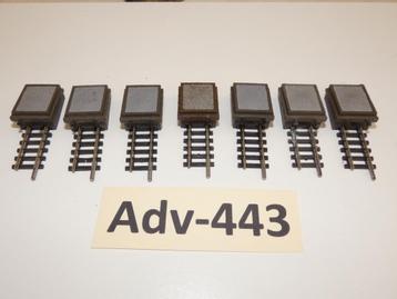 Adv-443 N Spoor Stootblokken met Grondkoffer 14976 Minitrix beschikbaar voor biedingen