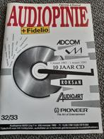 AUDIOPINIE + FIDELIO  * 1 MAART 1983 * 32*33, Ophalen of Verzenden, Zo goed als nieuw, 1 bandje