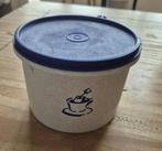Tupperware ronde bus voor theezakjes, Huis en Inrichting, Keuken | Tupperware, Ophalen of Verzenden, Wit, Bus of Trommel