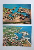 2 x Haven Oudeschild Texel Panorama en luchtfoto, Ophalen of Verzenden, 1960 tot 1980, Ongelopen, Waddeneilanden