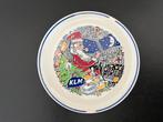 KLM bord met kerstman, Verzamelen, KLM Huisjes, Ophalen of Verzenden, Gebruikt, Paleis of Waag