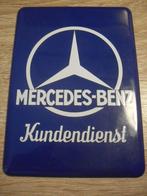 emaille mercedes benz plaatje duits, Verzenden
