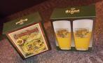 2 brand bier jubileum glas nieuw en ongebruikt schadeloos ., Ophalen of Verzenden, Nieuw, Glas of Glazen, Brand