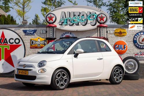 Fiat 500 C 1.0 Hybrid Club 1e Eig. 17.650 km +NAP NL-auto, Auto's, Fiat, Bedrijf, Te koop, 500C, ABS, Airbags, Airconditioning