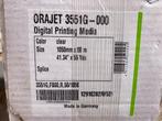 ORAJET 3551G-000 rol printvinyl 50 meter transparant, Ophalen of Verzenden, Nieuw