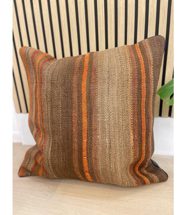 Kelim kussens ca 60x60 cm met vulling, Huis en Inrichting, Woonaccessoires | Kussens, Nieuw, Vierkant, Ophalen of Verzenden