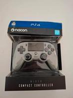 Nacon Compact Official Bedrade Controller - PS4 - Grijs, Ophalen of Verzenden, Nieuw, Controller, PlayStation 4